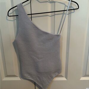 Hollister one shoulder knit bodysuit